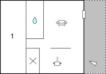 Amazing Apartment In B�stad With Wifi And 1 Bedrooms