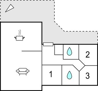 Awesome Home In Sjernar�y With Jacuzzi And 3 Bedrooms