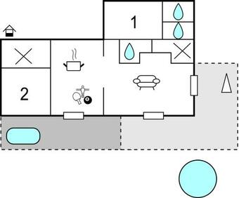 Amazing Home In Flacheres With Outdoor Swimming Pool And 2 Bedrooms