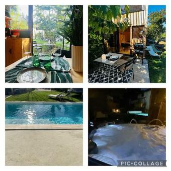 La Cabane Du 375, Piscine Clim,jacuzzi Et Insolite