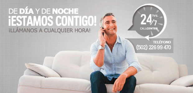 Ll�manos a cualquier hora, �siempre estamos para ti!